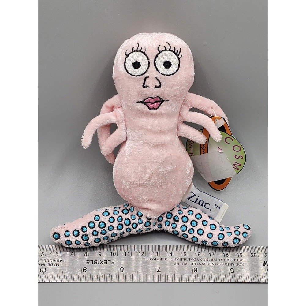 Cosmo Critters Original Zinc Beanie Plush ALIEN Rosie Teacher LTD Ed 1990s toy